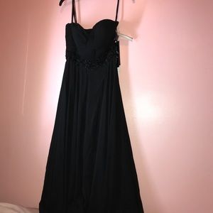 Black formal dress